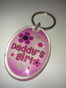 Daddys girl keychain